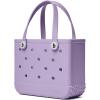 imageBOGG BAG  Bitty Small Tote  I Lilac You a Lot White Buttons  11in L x 45in W x 85in H  Beach Pool Boat Work Sports  All Purpose EVA  Lightweight Washable Durable