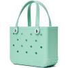imageBOGG BAG  Bitty Small Tote  Under the Seafoam White Buttons  11in L x 45in W x 85in H  Beach Pool Boat Work Sports  All Purpose EVA  Lightweight Washable Durable