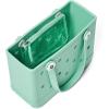 imageBOGG BAG  Bitty Small Tote  Under the Seafoam White Buttons  11in L x 45in W x 85in H  Beach Pool Boat Work Sports  All Purpose EVA  Lightweight Washable Durable