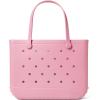 imageBOGG BAG  Tote for Beach Pool Boat Sports  All Purpose EVA  Tonal ButtonsBlowing Pink Bubbles