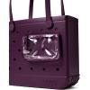 imageBOGG BAG  Tote for Beach Pool Boat Sports  All Purpose EVA  Tonal ButtonsBoysenberry