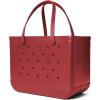 imageBOGG BAG  Tote for Beach Pool Boat Sports  All Purpose EVA  Tonal ButtonsBurgundy Baller