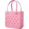 imageBOGG BAG  Tote for Beach Pool Boat Sports  All Purpose EVA  Tonal ButtonsConversation Hearts Bubblegum