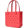 imageBOGG BAG  Tote for Beach Pool Boat Sports  All Purpose EVA  Tonal ButtonsCoral Me Mine