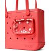 imageBOGG BAG  Tote for Beach Pool Boat Sports  All Purpose EVA  Tonal ButtonsCoral Me Mine