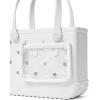 imageBOGG BAG  Tote for Beach Pool Boat Sports  All Purpose EVA  Tonal ButtonsFor Shore White