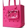 imageBOGG BAG  Tote for Beach Pool Boat Sports  All Purpose EVA  Tonal ButtonsHaute Pink