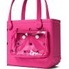 imageBOGG BAG  Tote for Beach Pool Boat Sports  All Purpose EVA  Tonal ButtonsHaute Pink