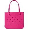 imageBOGG BAG  Tote for Beach Pool Boat Sports  All Purpose EVA  Tonal ButtonsHaute Pink
