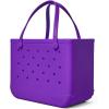imageBOGG BAG  Tote for Beach Pool Boat Sports  All Purpose EVA  Tonal ButtonsHouston We Have a Purple