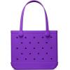 imageBOGG BAG  Tote for Beach Pool Boat Sports  All Purpose EVA  Tonal ButtonsHouston We Have a Purple