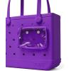 imageBOGG BAG  Tote for Beach Pool Boat Sports  All Purpose EVA  Tonal ButtonsHouston We Have a Purple
