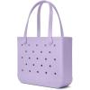 imageBOGG BAG  Tote for Beach Pool Boat Sports  All Purpose EVA  Tonal ButtonsLilac Shimmer