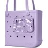 imageBOGG BAG  Tote for Beach Pool Boat Sports  All Purpose EVA  Tonal ButtonsLilac Shimmer