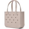 imageBOGG BAG  Tote for Beach Pool Boat Sports  All Purpose EVA  Tonal ButtonsMushroom