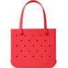 imageBOGG BAG  Tote for Beach Pool Boat Sports  All Purpose EVA  Tonal ButtonsOff to the Races Red