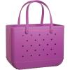 imageBOGG BAG  Tote for Beach Pool Boat Sports  All Purpose EVA  Tonal ButtonsRaspberry Beret