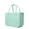 imageBOGG BAG  Tote for Beach Pool Boat Sports  All Purpose EVA  Tonal ButtonsSeafoam Shimmer