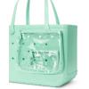 imageBOGG BAG  Tote for Beach Pool Boat Sports  All Purpose EVA  Tonal ButtonsSeafoam Shimmer