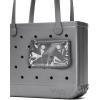 imageBOGG BAG  Tote for Beach Pool Boat Sports  All Purpose EVA  Tonal ButtonsSilver Shimmer