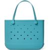 imageBOGG BAG  Tote for Beach Pool Boat Sports  All Purpose EVA  Tonal ButtonsTurquoise and Caicos