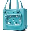 imageBOGG BAG  Tote for Beach Pool Boat Sports  All Purpose EVA  Tonal ButtonsTurquoise and Caicos