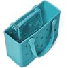 imageBOGG BAG  Tote for Beach Pool Boat Sports  All Purpose EVA  Tonal ButtonsTurquoise and Caicos