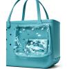 imageBOGG BAG  Tote for Beach Pool Boat Sports  All Purpose EVA  Tonal ButtonsTurquoise and Caicos