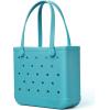 imageBOGG BAG  Tote for Beach Pool Boat Sports  All Purpose EVA  Tonal ButtonsTurquoise and Caicos
