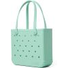 imageBOGG BAG  Tote for Beach Pool Boat Sports  All Purpose EVA  Tonal ButtonsUnder the Seafoam