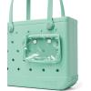 imageBOGG BAG  Tote for Beach Pool Boat Sports  All Purpose EVA  Tonal ButtonsUnder the Seafoam