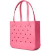 imageBOGG BAG  Tote for Beach Pool Boat Sports  All Purpose EVA  Tonal ButtonsWatermelon Shimmer