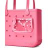 imageBOGG BAG  Tote for Beach Pool Boat Sports  All Purpose EVA  Tonal ButtonsWatermelon Shimmer