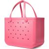 imageBOGG BAG  Tote for Beach Pool Boat Sports  All Purpose EVA  Tonal ButtonsWatermelon Shimmer