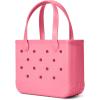 imageBOGG BAG  Tote for Beach Pool Boat Sports  All Purpose EVA  Tonal ButtonsWatermelon Shimmer