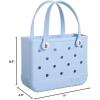 imageBOGG BAG  Tote for Beach Pool Boat Sports  All Purpose EVA  White ButtonsCarolina on My Mind