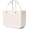 imageBOGG BAG  Tote for Beach Pool Boat Sports  All Purpose EVA  White ButtonsCoconut
