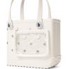 imageBOGG BAG  Tote for Beach Pool Boat Sports  All Purpose EVA  White ButtonsCoconut