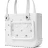 imageBOGG BAG  Tote for Beach Pool Boat Sports  All Purpose EVA  White ButtonsFor Shore White