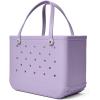 imageBOGG BAG  Tote for Beach Pool Boat Sports  All Purpose EVA  White ButtonsI Lilac You a Lot