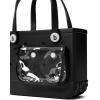 imageBOGG BAG  Tote for Beach Pool Boat Sports  All Purpose EVA  White ButtonsLbd Black