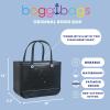 imageBOGG BAG  Tote for Beach Pool Boat Sports  All Purpose EVA  White ButtonsLbd Black
