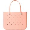 imageBOGG BAG  Tote for Beach Pool Boat Sports  All Purpose EVA  White ButtonsPeachy Beachy