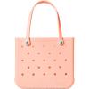 imageBOGG BAG  Tote for Beach Pool Boat Sports  All Purpose EVA  White ButtonsPeachy Beachy