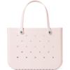 imageBOGG BAG  Tote for Beach Pool Boat Sports  All Purpose EVA  White ButtonsPetal Pink
