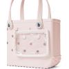 imageBOGG BAG  Tote for Beach Pool Boat Sports  All Purpose EVA  White ButtonsPetal Pink