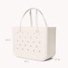 imageBOGG BAG  Tote for Beach Pool Boat Sports  All Purpose EVA  White ButtonsTiff