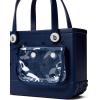 imageBOGG BAG  Tote for Beach Pool Boat Sports  All Purpose EVA  White ButtonsYou Navy Me Crazy