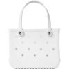 imageBOGG BAG  Tote for Beach Pool Boat Sports  All Purpose EVA  White ButtonsFor Shore White