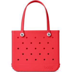 imageBOGG BAG  Tote for Beach Pool Boat Sports  All Purpose EVA  White ButtonsOff to the Races  Red
